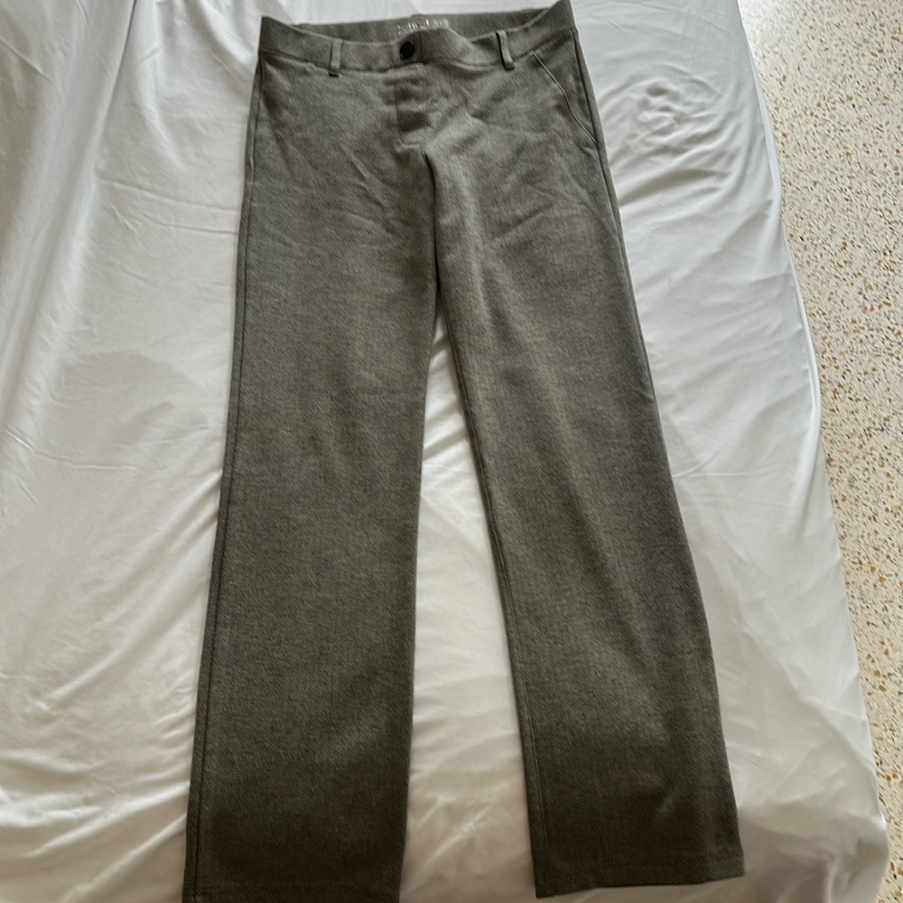 Betabrand Dress Pant Yoga Pant Herringbone Pattern